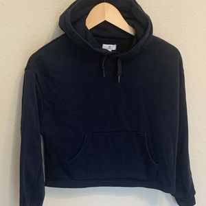 La Redoute Dark Navy blue hoodie‎ cropped size 11-12